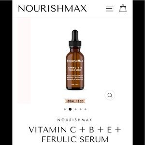 NWOT  NOURISHMAX VITAMIN C + B + E + FERULIC SERUM